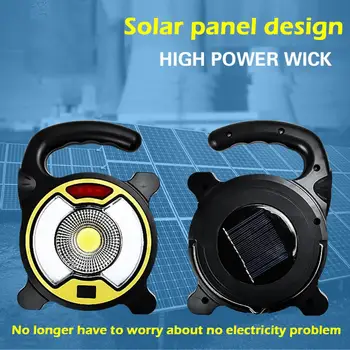 Portable Lantern Emergency Light Tent Lamp Camping Lights Super Bright 2000LM COB LED 1200mAh Solar Energy Travel USB Charging
Portable Lantern Emergency Light Tent Lamp Camping Lights Super Bright 2000LM COB LED 1200mAh Solar Energy Travel USB Charging