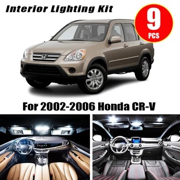 9pcs Car AccessoriesLED Light Bulbs Interior Kit For 2002-2006 Honda CR-V Replacement Map Dome Trunk Cargo License Plate Lamp
9pcs Car AccessoriesLED Light Bulbs Interior Kit For 2002-2006 Honda CR-V Replacement Map Dome Trunk Cargo License Plate Lamp