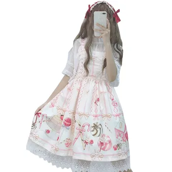 Japanese JSK Lolita Dress Women Summer Dress Sweet Soft Girl Wind Cute Cartoon Lolita Suspender Dress Cute
Japanese JSK Lolita Dress Women Summer Dress Sweet Soft Girl Wind Cute Cartoon Lolita Suspender Dress Cute