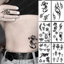 Waterproof Temporary Tattoo Sticker Dragon Finger Totem Flash Tatoo Maori Tribal Arm Wrist Fake Tatto For Body Art Women Men
Waterproof Temporary Tattoo Sticker Dragon Finger Totem Flash Tatoo Maori Tribal Arm Wrist Fake Tatto For Body Art Women Men