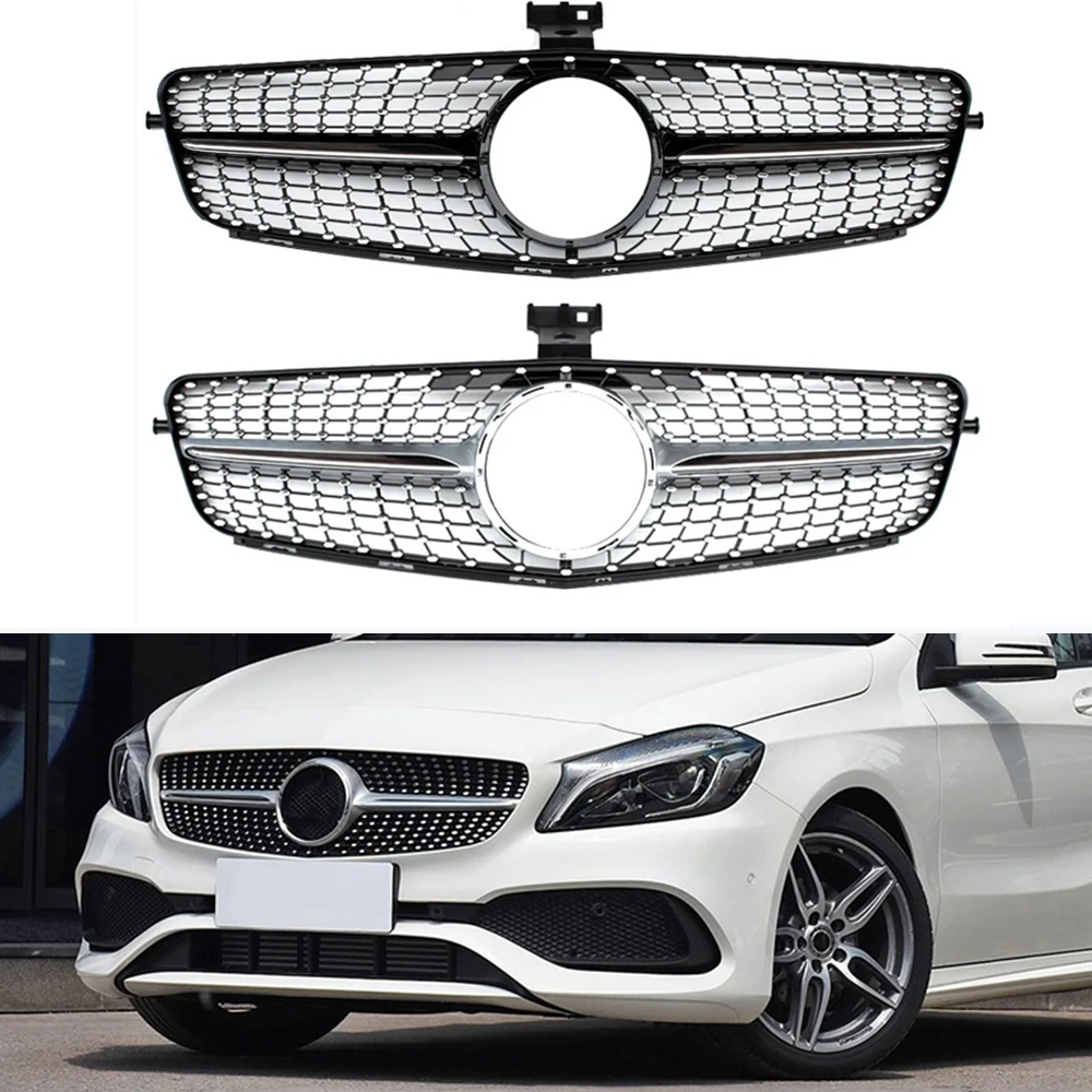 Front grill Diamond grille fit for Mercedes Ben C Class W204 C180 C200 C300 C250 C350 2007-2014 with emblem Gloss/matte black
Front grill Diamond grille fit for Mercedes Ben C Class W204 C180 C200 C300 C250 C350 2007-2014 with emblem Gloss/matte black