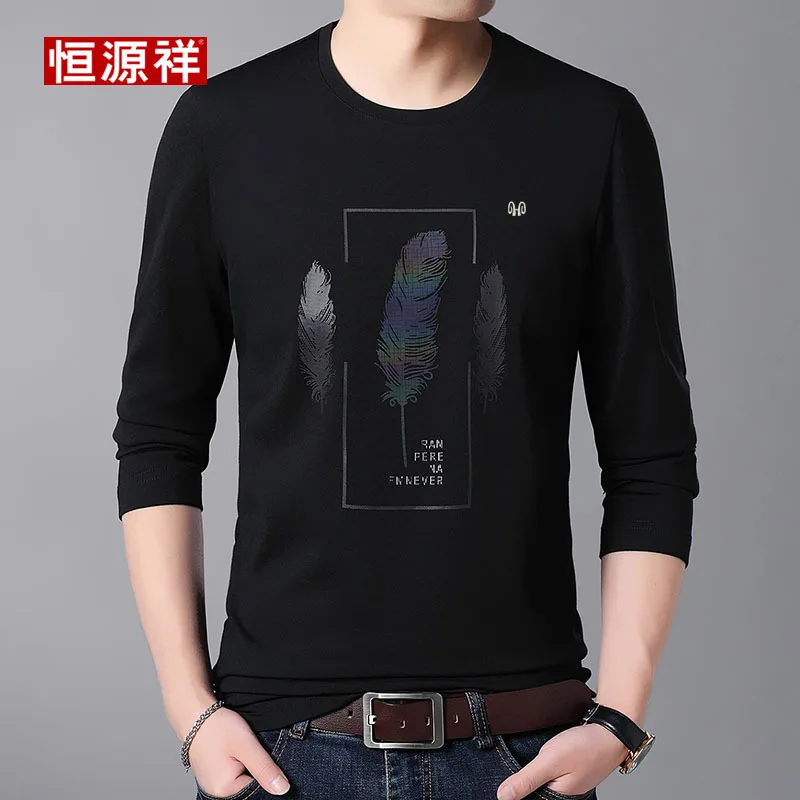 HYX Genuine Product New Style Spring Crew Neck Long Sleeve Pullover T-shirt Printed Korean-style Casual Men's Top Trend
HYX Genuine Product New Style Spring Crew Neck Long Sleeve Pullover T-shirt Printed Korean-style Casual Men's Top Trend