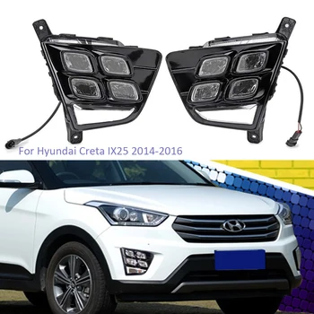 YTCLIN 2Pcs LED DRL Daytime Running Light for Hyundai Creta IX25 2014 2015 2016 Day Light Fog Light Lamp Car Light Assembly
YTCLIN 2Pcs LED DRL Daytime Running Light for Hyundai Creta IX25 2014 2015 2016 Day Light Fog Light Lamp Car Light Assembly