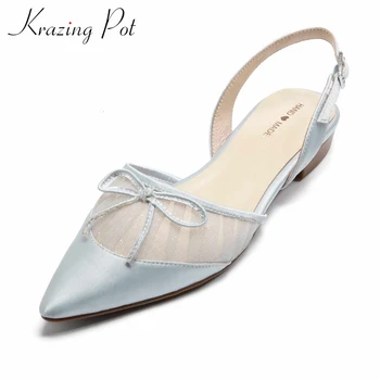 Krazing pot french romantic dating special leather butterfly-knot sweet fairy pointed toe beauty lady women summer flats L7f1
Krazing pot french romantic dating special leather butterfly-knot sweet fairy pointed toe beauty lady women summer flats L7f1