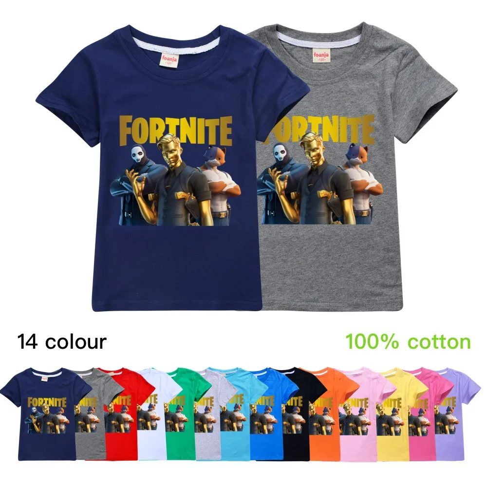 14 Colour Fortnite Children's Short Sleeve T-shirt Cotton T-shirts Boy Kid Boys Girls Tops Shirts Streetwear Kids Tshirt O-Neck
14 Colour Fortnite Children's Short Sleeve T-shirt Cotton T-shirts Boy Kid Boys Girls Tops Shirts Streetwear Kids Tshirt O-Neck