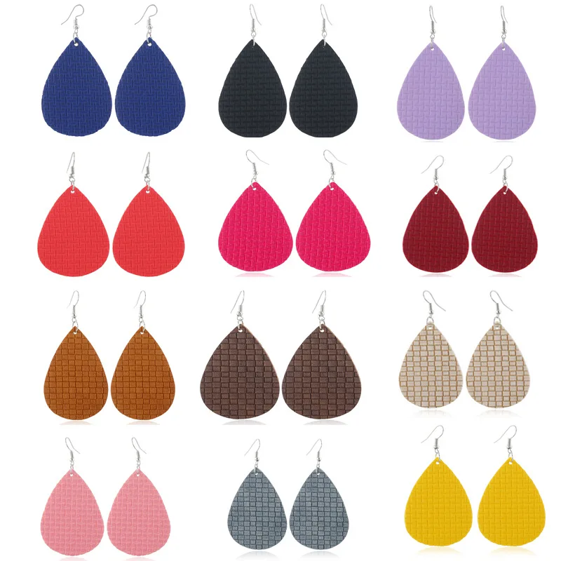 Multicolour Leather Teardrop Earrings In Drop Earring Double-face Geometric Pattern Big Earring Jewelry Elegance 2020 Women Gift
Multicolour Leather Teardrop Earrings In Drop Earring Double-face Geometric Pattern Big Earring Jewelry Elegance 2020 Women Gift