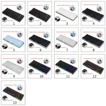 Ajazz AK33 82 Keys Mechanical Keyboard Russian/English Layout Gaming Keyboard RGB Backlight Wired Keypad
Ajazz AK33 82 Keys Mechanical Keyboard Russian/English Layout Gaming Keyboard RGB Backlight Wired Keypad