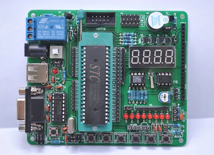 E01 STC12 Development Board STC12LE STC12C5A60S2 with AD Dual Serial Port Learning Development Board
E01 STC12 Development Board STC12LE STC12C5A60S2 with AD Dual Serial Port Learning Development Board