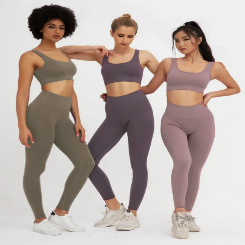 Professional Sports Running Fitness Home Gym Suit Seamless Quick-Drying Sportswear Outfits Elasticity Clothing Sets For Women
Professional Sports Running Fitness Home Gym Suit Seamless Quick-Drying Sportswear Outfits Elasticity Clothing Sets For Women