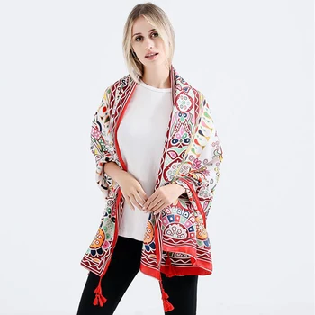Head Scarf 2020 New Women Girls Spring Autumn Designer Long Bohemian Ethnic Soft Print Scarf Tassels Wrap Shawl Stole
Head Scarf 2020 New Women Girls Spring Autumn Designer Long Bohemian Ethnic Soft Print Scarf Tassels Wrap Shawl Stole