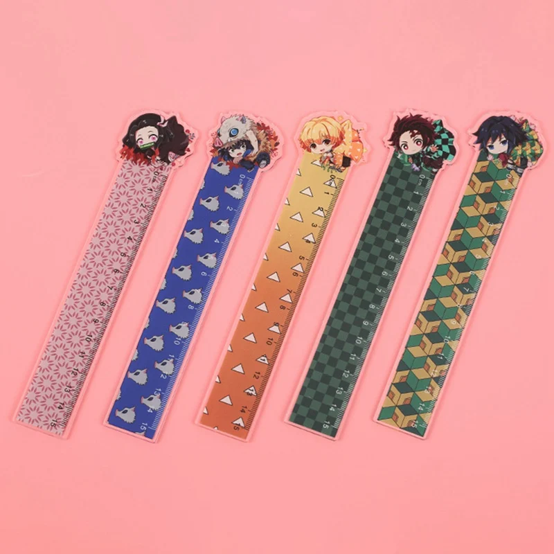 Anime Demon Slayer Kimetsu no Yaiba Acrylic Ruler Set Straight Triangle Ruler Protractor Student Math Drawing Ruler Supplies
Anime Demon Slayer Kimetsu no Yaiba Acrylic Ruler Set Straight Triangle Ruler Protractor Student Math Drawing Ruler Supplies