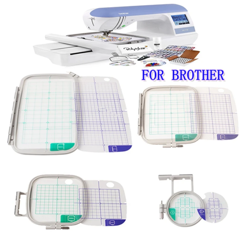 4PCS Embroidery Hoops Set for Brother Embroidery Sewing Machine Innov-is 1250 PE700II PE770 PE800 780D PE-750D,PC-6500PC-8500
4PCS Embroidery Hoops Set for Brother Embroidery Sewing Machine Innov-is 1250 PE700II PE770 PE800 780D PE-750D,PC-6500PC-8500