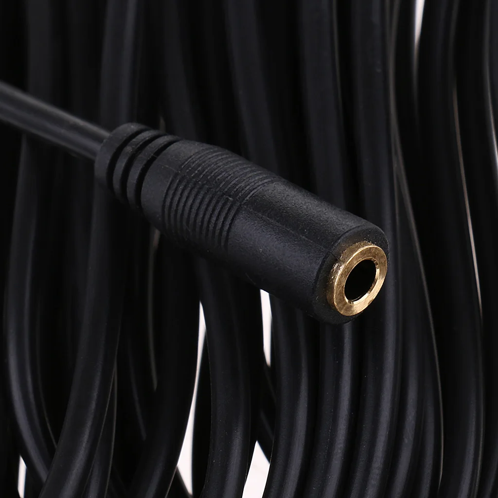 3.5mm Stereo Jack Headphone Extension Cable Aux Audio Wired Cord Lead for Computer Phone 6m 3.5mm Stereo Jack Headphone Extension Cable Aux Audio Wired Cord Lead for Computer Phone 6m