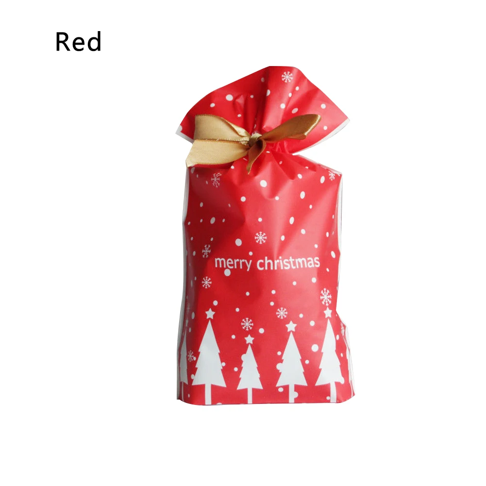 50pcs candy cookies gift bags snow dot printed biscuit baking