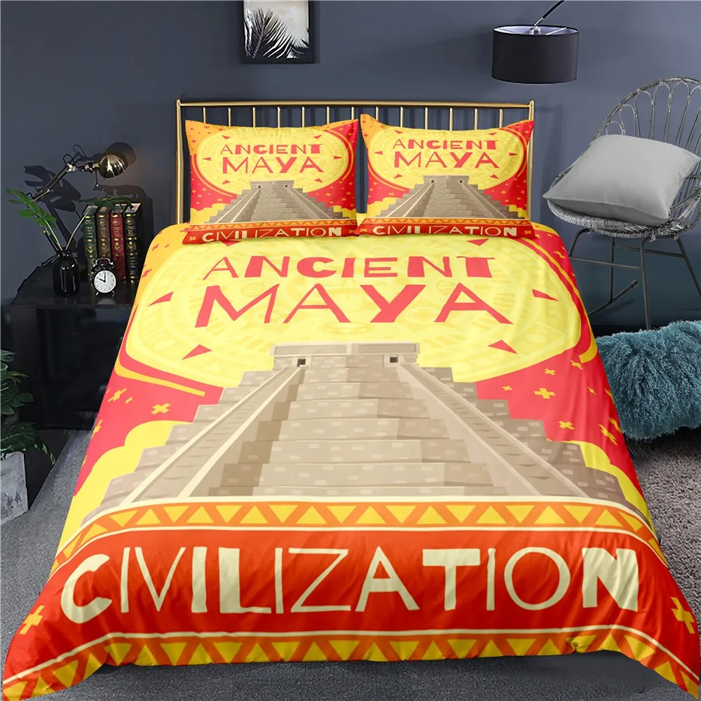 2/3 Pieces Ancient Civilization Bedding Sets 3D Print Maya Duvet Cover Home Textile Bed Quilt Cover For Bedroom Bed Cover Set
2/3 Pieces Ancient Civilization Bedding Sets 3D Print Maya Duvet Cover Home Textile Bed Quilt Cover For Bedroom Bed Cover Set