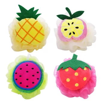 4pcs Baths Colorful Fruit Shape Mesh Pouf Mesh Sponge Body Cleaning Shower for Girls 
4pcs Baths Colorful Fruit Shape Mesh Pouf Mesh Sponge Body Cleaning Shower for Girls