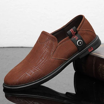 Autumn Driving Shoes For Men Brown Natural Leather Slip On Casual Sneakers Loafers Flats Shoes Man Handmade Youth Casual Shoes 
Autumn Driving Shoes For Men Brown Natural Leather Slip On Casual Sneakers Loafers Flats Shoes Man Handmade Youth Casual Shoes