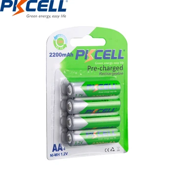 4Pcs/card Ni-MH AA2200mAh 1.2V Low Self-discharge Rechargeable Battery for camera,toys,etc-PKCELL
4Pcs/card Ni-MH AA2200mAh 1.2V Low Self-discharge Rechargeable Battery for camera,toys,etc-PKCELL