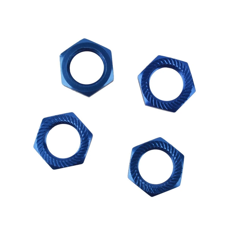 Hobbypark 4-Pack Aluminum Alloy 12mm to 17mm Wheel Hex Hubs Adapter Extension Conversion Nuts for 1//10 RC Car Upgrade 1//8 Tires Navy Blue