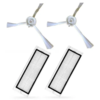 2Pcs Side Brushes + 2Pcs Filters Kit 360 S5 S7 Vacuum Cleaner Accessories Parts Highly Match With The Equipment
2Pcs Side Brushes + 2Pcs Filters Kit 360 S5 S7 Vacuum Cleaner Accessories Parts Highly Match With The Equipment