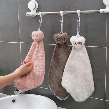 Cute Hand Towel With Hanging Hole Household Hand Towel With Heart Hand Towel For Kitchen
Cute Hand Towel With Hanging Hole Household Hand Towel With Heart Hand Towel For Kitchen