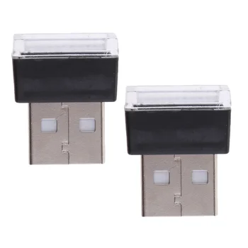 2x USB LED Wireless Car Interior Lighting Car Interior Decors Atmosphere 
2x USB LED Wireless Car Interior Lighting Car Interior Decors Atmosphere