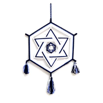 Southeast Asian style six-pointed star winding mandala hand-woven material package diy wall decoration wall hanging home decorat
Southeast Asian style six-pointed star winding mandala hand-woven material package diy wall decoration wall hanging home decorat