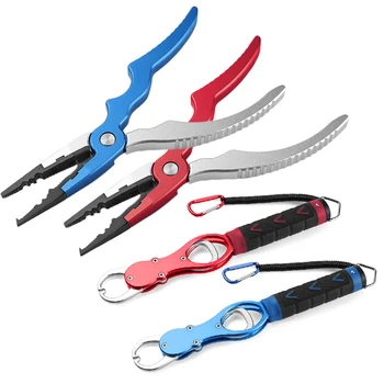 Aluminum Alloy Fish Control Pliers Catcher Split Grip Fishing Tackle Portable Fishing Grip Equipment Tool
Aluminum Alloy Fish Control Pliers Catcher Split Grip Fishing Tackle Portable Fishing Grip Equipment Tool