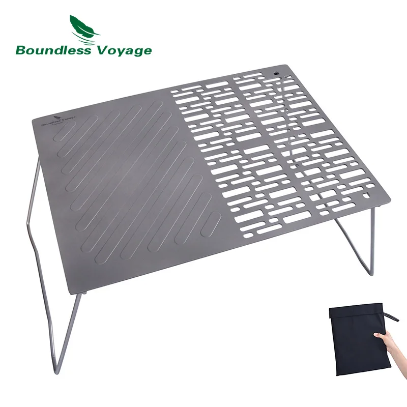 Boundless Voyage Titanium Grill Net Frying Plate Mini Charcoal Rack Lightweight Camping Table for Outdoor BBQ Cooking
Boundless Voyage Titanium Grill Net Frying Plate Mini Charcoal Rack Lightweight Camping Table for Outdoor BBQ Cooking