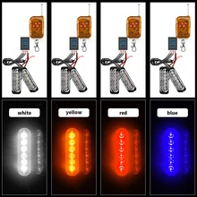 DC12-24V Strobe Lights with Remote Control 6LED Car Side Marker Lights For Pickups Trucks 16 Modes Warning Emergency Light Lamp
DC12-24V Strobe Lights with Remote Control 6LED Car Side Marker Lights For Pickups Trucks 16 Modes Warning Emergency Light Lamp