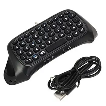 Mini Wireless Bluetooth Gaming Keyboard Portable Rechargeable Chat Keypad for PS4 Controller
Mini Wireless Bluetooth Gaming Keyboard Portable Rechargeable Chat Keypad for PS4 Controller