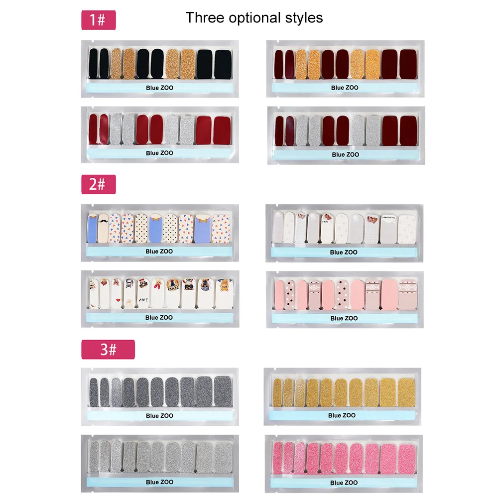 BlueZOO 40Pcs Nail Polish Stickers with Nail File Solid Color Shine Nail Wraps Self-adhesive Nail Art Decals
BlueZOO 40Pcs Nail Polish Stickers with Nail File Solid Color Shine Nail Wraps Self-adhesive Nail Art Decals