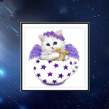 5D Diamond Painting Animal Cute Purple Cat Cat Cross Stitch Living Room Diamond Embroidery round Diamond
5D Diamond Painting Animal Cute Purple Cat Cat Cross Stitch Living Room Diamond Embroidery round Diamond