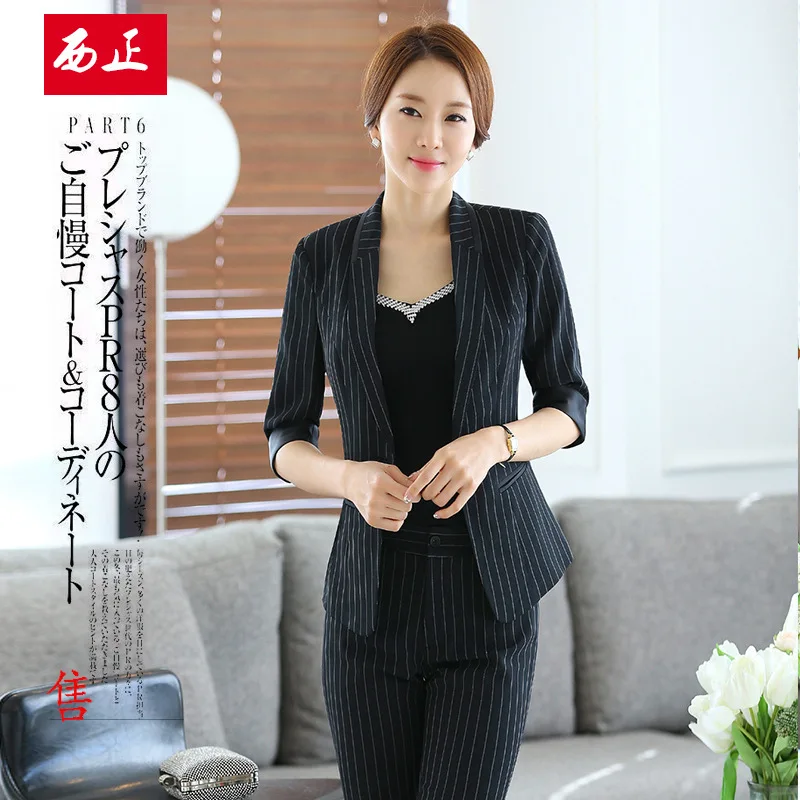 Spring And Summer-Style Administration Stripes Industry Set WOMEN'S Dress Front Desk Technician Beauty Work Clothes Half-sleeve
Spring And Summer-Style Administration Stripes Industry Set WOMEN'S Dress Front Desk Technician Beauty Work Clothes Half-sleeve