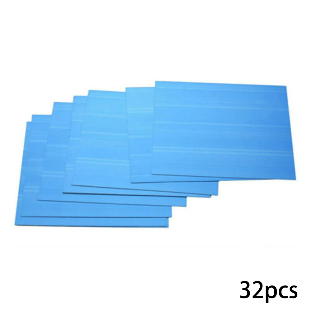 32pc Mirror Tile Wall Sticker Square Self Adhesive Room Decor Stick-On Art 15CM