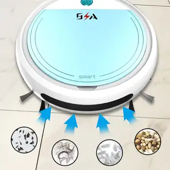 4 in 1 3200pa Smart Robot Auto Smart Sweeping Robot UV Sterilizer Strong Suction Sweeper Vacuum Cleaners USB Rechargeable
4 in 1 3200pa Smart Robot Auto Smart Sweeping Robot UV Sterilizer Strong Suction Sweeper Vacuum Cleaners USB Rechargeable