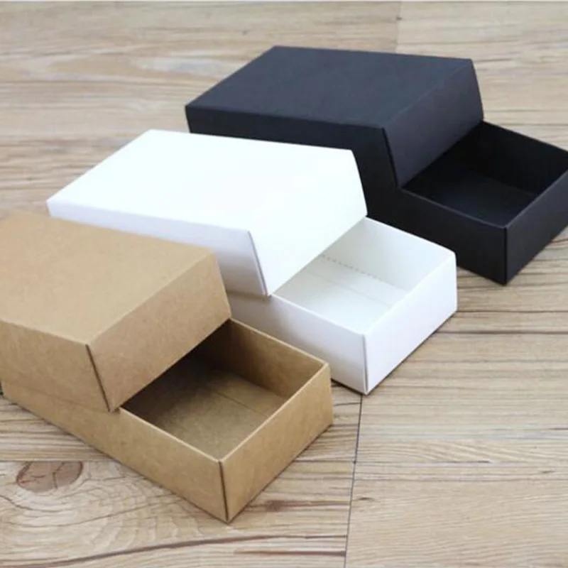 10 размеров стандартная подарочная картонная коробка бумага с крышкой