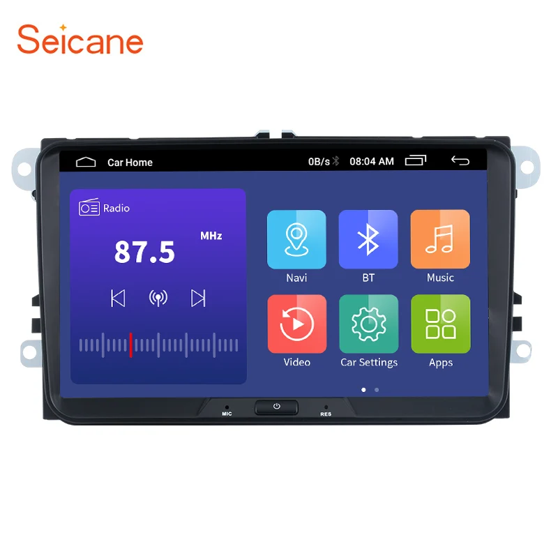 Автомагнитола Seicane мультимедийный проигрыватель с GPS Android 9 0 2Din для