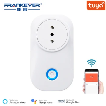 FrankEver Smart Plug 10A 16A Italy Chile Wifi Socket Voice Control Extension SockerGoogle Home Alexa Tuya Smart life
FrankEver Smart Plug 10A 16A Italy Chile Wifi Socket Voice Control Extension SockerGoogle Home Alexa Tuya Smart life
