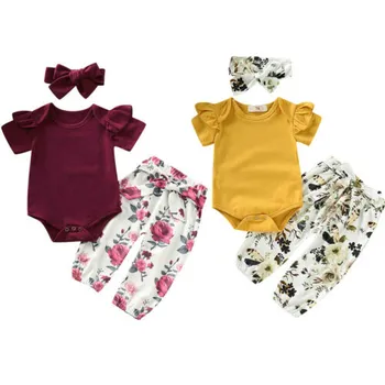 Fashion Baby Girl Floral Romper Jumpsuit Headband Outfit Newborn Infant Toddler Girls Summer Clothing Set 2PCS 
Fashion Baby Girl Floral Romper Jumpsuit Headband Outfit Newborn Infant Toddler Girls Summer Clothing Set 2PCS