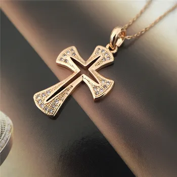 Shiny Gold Color Plating Clear Zircon Paving Holly Cross Pendant Necklace Xmas Gift Present Gorgeous Jewelry Accessory
Shiny Gold Color Plating Clear Zircon Paving Holly Cross Pendant Necklace Xmas Gift Present Gorgeous Jewelry Accessory