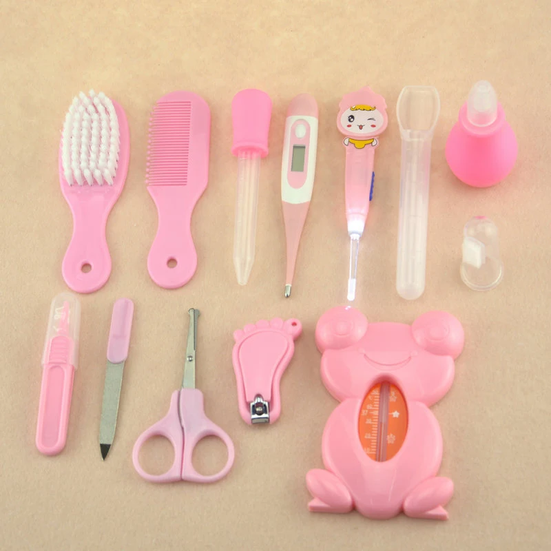 13Pcs/Set Baby Health Care Kit Baby Healthcare Thermometer Hygiene Grooming Brush Clipper Scissor Kid Toiletries for Baby 13Pcs/Set Baby Health Care Kit Baby Healthcare Thermometer Hygiene Grooming Brush Clipper Scissor Kid Toiletries for Baby
