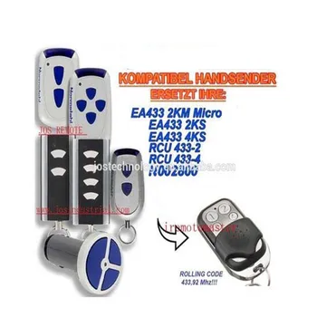 For EA433 2KM Micro,EA433 2KS,EA433 4KS,RCU 433-2,RCU 433-4,NOO2800 remote control replacement
For EA433 2KM Micro,EA433 2KS,EA433 4KS,RCU 433-2,RCU 433-4,NOO2800 remote control replacement