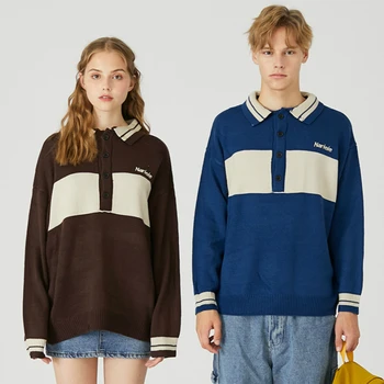 MERRY PRETTY Women Vintage Knitted Sweaters 2020 Spring New Letter Embroidery Turndown Collar Knit Sweaters Warm Jumper Pullover 
MERRY PRETTY Women Vintage Knitted Sweaters 2020 Spring New Letter Embroidery Turndown Collar Knit Sweaters Warm Jumper Pullover
