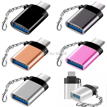 Metal Alloy Typc To USB OTG Adapter Converter Type c Male to USB 3.0 Female Otg adaptor for samsung htc android phone
Metal Alloy Typc To USB OTG Adapter Converter Type c Male to USB 3.0 Female Otg adaptor for samsung htc android phone