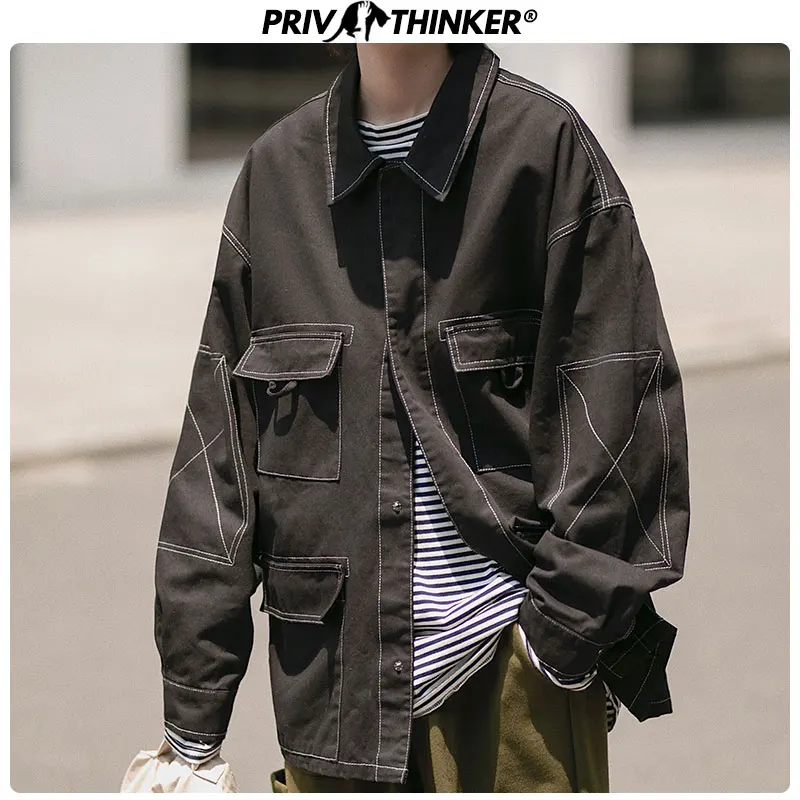 Privathinker Men Safari Style Casual Fashion Jackets Men's Autumn Collage Designer Black Tops Coat Male 3 Colors Hip Hop Jacket
Privathinker Men Safari Style Casual Fashion Jackets Men's Autumn Collage Designer Black Tops Coat Male 3 Colors Hip Hop Jacket