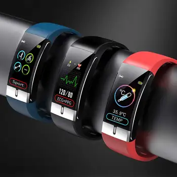 E66 Smart Bracelet Body Temperature PPG/ECG Heart Rate Monitor Music Control Sports Band Blood Pressure HD Screen Smart Watch
E66 Smart Bracelet Body Temperature PPG/ECG Heart Rate Monitor Music Control Sports Band Blood Pressure HD Screen Smart Watch