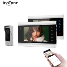 JeaTone 7'' WiFi Tuya Smart IP Video Door Phone Intercom System with AHD/720P 110 degree Doorbell Camera Support Remote unlock
JeaTone 7'' WiFi Tuya Smart IP Video Door Phone Intercom System with AHD/720P 110 degree Doorbell Camera Support Remote unlock