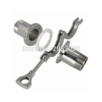 Free shipping 2 Pcs 1/2" DN15 Sanitary Male Thread Ferrule Pipe Fittings+Tri Clamp+PTFE Gasket Stainless Steel SS304
Free shipping 2 Pcs 1/2" DN15 Sanitary Male Thread Ferrule Pipe Fittings+Tri Clamp+PTFE Gasket Stainless Steel SS304