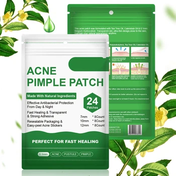 24Pcs Invisible Acne Removal Pimple Patch can absorb Acne Secretions Effectively Acne Patches Fast Healing Suitable For Night
24Pcs Invisible Acne Removal Pimple Patch can absorb Acne Secretions Effectively Acne Patches Fast Healing Suitable For Night